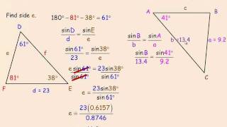 Sine and Cosine Laws When do You Use Each One [upl. by Brendon866]