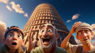 La Torre de Babel  Una Lección de Diversidad  Animación hecha con IA [upl. by Xirdnek]