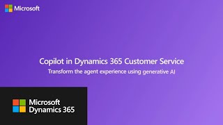 Copilot in Microsoft Dynamics 365 Customer Service  Conversation Summary and AskaQuestion Example [upl. by Melonie]