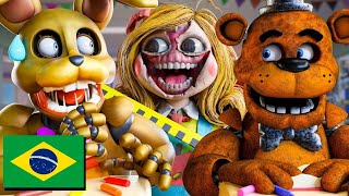 SPRING BONNIE COMPROU SUA PRIMEIRA CASA FNAF Into The Pit Animação [upl. by Refitsirhc]