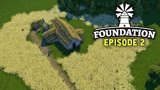 BUILDING A WHEAT FARM  Foundation 2 [upl. by Akcimehs203]