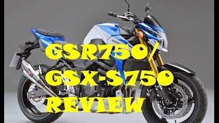 2016 Suzuki GSR 750 GSXS750 TEST RIDE REVIEW [upl. by Esinev]