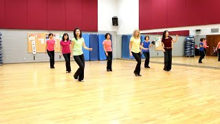 Waves of Love  Line Dance Dance amp Teach in English amp 中文 [upl. by Ylrebmi]