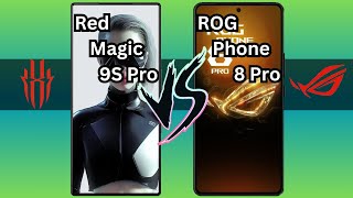 Red magic 9S Pro VS ROG Phone 8 Pro [upl. by Enenaj]