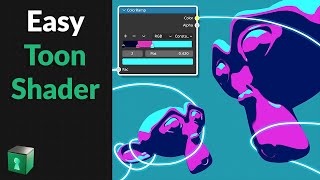 Blender Secrets  Easy Toon Shader Eevee [upl. by Doowle]