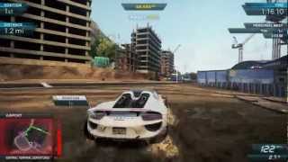 NFS Most Wanted 2012 All Terminal Velocity DLC Cars Stock vs Most Wanted 2013 Porsche 918 Spyder [upl. by Julide]