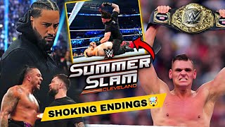 wwe summerslam 2024  SHOKING ENDINGS 🤯Finn balor betrayal Damian priest amp Rhea RiphlyRoman Reigns [upl. by Fillender373]