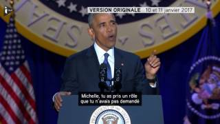 quotYes we didquot  le discours dadieu de Barack Obama [upl. by Walters333]