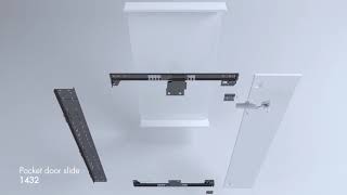 Accuride 1432 Pivot Sliding Door Runners Installation Guide [upl. by Michelina]