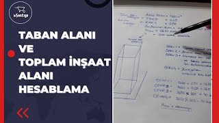 Taban Alanı ve Toplam İnşaat Alanı Hesabı   biŞantiye [upl. by Savil]