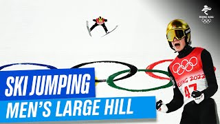 Ski Jumping  Mens Individual Large Hill Final  Full Replay  Beijing2022 [upl. by Lamoureux266]