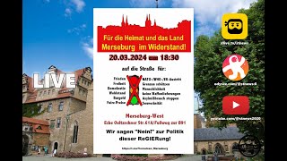 🔴 2032024 Demo in Merseburg I SachsenAnhalt merseburg [upl. by Ronal]