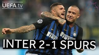 INTERNAZIONALE 21 TOTTENHAM UCL HIGHLIGHTS [upl. by Nairbo]