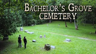 Haunted Cemetery Ghost House White Lady amp Broken Tombs at Bachelors Grove [upl. by Heger]