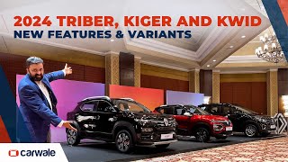 2024 Renault Triber Kiger amp Kwid  New Features Variants amp Colours Revealed [upl. by Hamner]