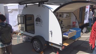 Nomads Nest Custom Teardrop Caravan 2023 Exterior and Interior [upl. by Pearlstein]