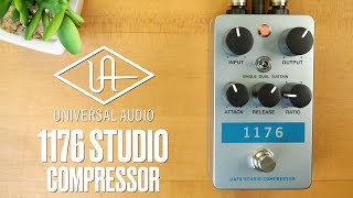 Universal Audio UAFX 1176 Studio Compressor [upl. by Eednac]