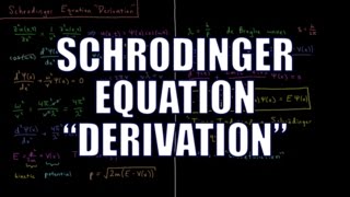 Quantum Chemistry 31  Schrodinger Equation quotDerivationquot [upl. by Aikal]