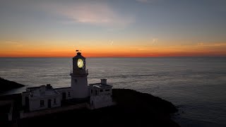 Wells Fishguard Strumble Head Lighthouse Sunset [upl. by Nylime138]