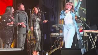 Erica Campbell NYC ALBUM RELEASE PARTY singing her Smash Hit POSITIVE [upl. by Lanni]