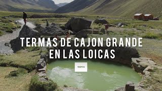 Termas de Cajon Grande en Las Loicas Mendoza  Tripin Argentina [upl. by Subak]