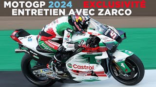 MotoGP 2024 interview avec Johann Zarco [upl. by Zindman805]