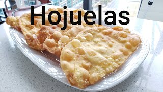 Hojuelas o Buñuelos facil como hacer hojuelas salvador colombia [upl. by Inhoj]