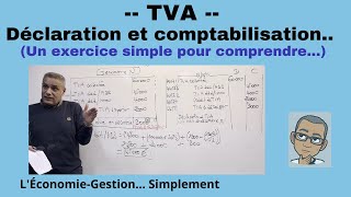 TVA  Déclaration et enregistrement dans le journal comptable Simplement [upl. by Rumery]