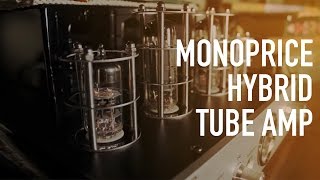 Monoprice Stereo Hybrid Tube Amp with Bluetooth amp Speakers  Review [upl. by Douty]