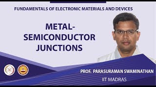 Metalsemiconductor junctions [upl. by Akihc]