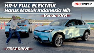 Honda HRV EV 2024  First Drive Honda eNy1  OtoDriver [upl. by Eirod]