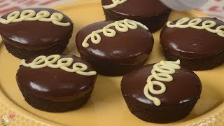 Homemade Hostess Cupcakes Recipe Demonstration  Joyofbakingcom [upl. by Risa]