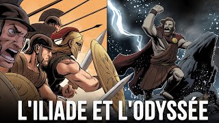 LILIADE et lODYSSÉE dHomère COMPLET Lhistoire des plus grandes aventures de la mythologie [upl. by Schuler280]