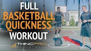 Quickness Explosiveness First Step Speed Drills for Basketball Full Basketball Workout [upl. by Lucilia360]