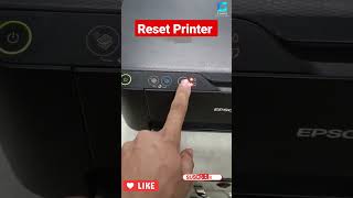 How to Fix Epson L3110 L3210 Printer Red light BlinkkingReset printer [upl. by Lhary]