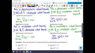 16 Polynomial End Behavior APPC2425 [upl. by Katsuyama]