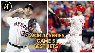 MLB World Series Game 5 Best Bet with Joe Osborne  November 3rd [upl. by Rednaxela540]