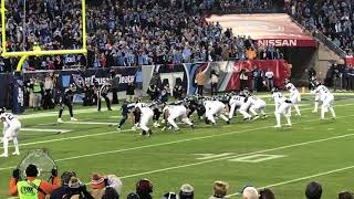 Derrick Henry 99yard Touchdown Run From Behind the Titan’s Sideline [upl. by Lledal571]