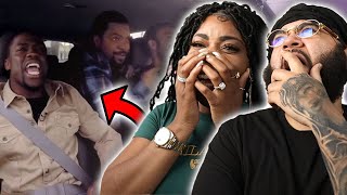 Ice Cube Kevin Hart And Conan Share A Lyft Car  CONAN IN THE HOOD BLACK COUPLE REACTS [upl. by Yoshiko]