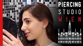 Tragus 💉 Piercing 💉 ohne Betäubung gestochen 💉 Nahaufnahme 💉 Marcs Piercing TV [upl. by Elfie]