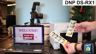 Photo Booth Printer  DNP DSRX1  2x6 Cut Driver Demo with PTBooth [upl. by Eduard]