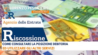 Agenzia delle Entrate Riscossione  Consultare cartelle avvisi ed utilizzare gli altri servizi [upl. by Ynos]