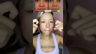 Lose Nose Fat  Get Slim Nose  Nose Reshaping Exercise  Nose Slimming Sharp Nose Nose Exercise [upl. by Anuska505]