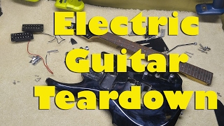 Electric Guitar Teardown  ESP LTD F50FR [upl. by Nylyrehc]