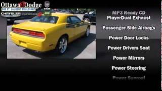 Used 2010 Dodge Challenger RT Detonator Yellow in Ottawa [upl. by Safier425]