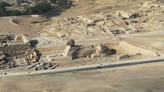 The Great Sphinx Arial View BY DRONE WOW  Cairo Egypt  ECTV [upl. by Lleret48]