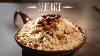 Ghee Rice  How To Make Ghee Rice  Delicious Main Course Recipe  Masala Trails [upl. by Dusza593]