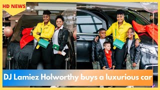 Video DJ Lamiez Holworthy buys a luxurious car [upl. by Ahsinek]