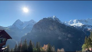 Mürren Switzerland  Rick Steves Mürren Walk  Interlaken amp Lauterbrunnen Jungfrau Region of Alps [upl. by Oedama]