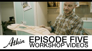 Atkin Guitars Workshop Videos  Ep 5  How to make braces brace a guitar top vacuum pressing a J43 [upl. by Vincenta]